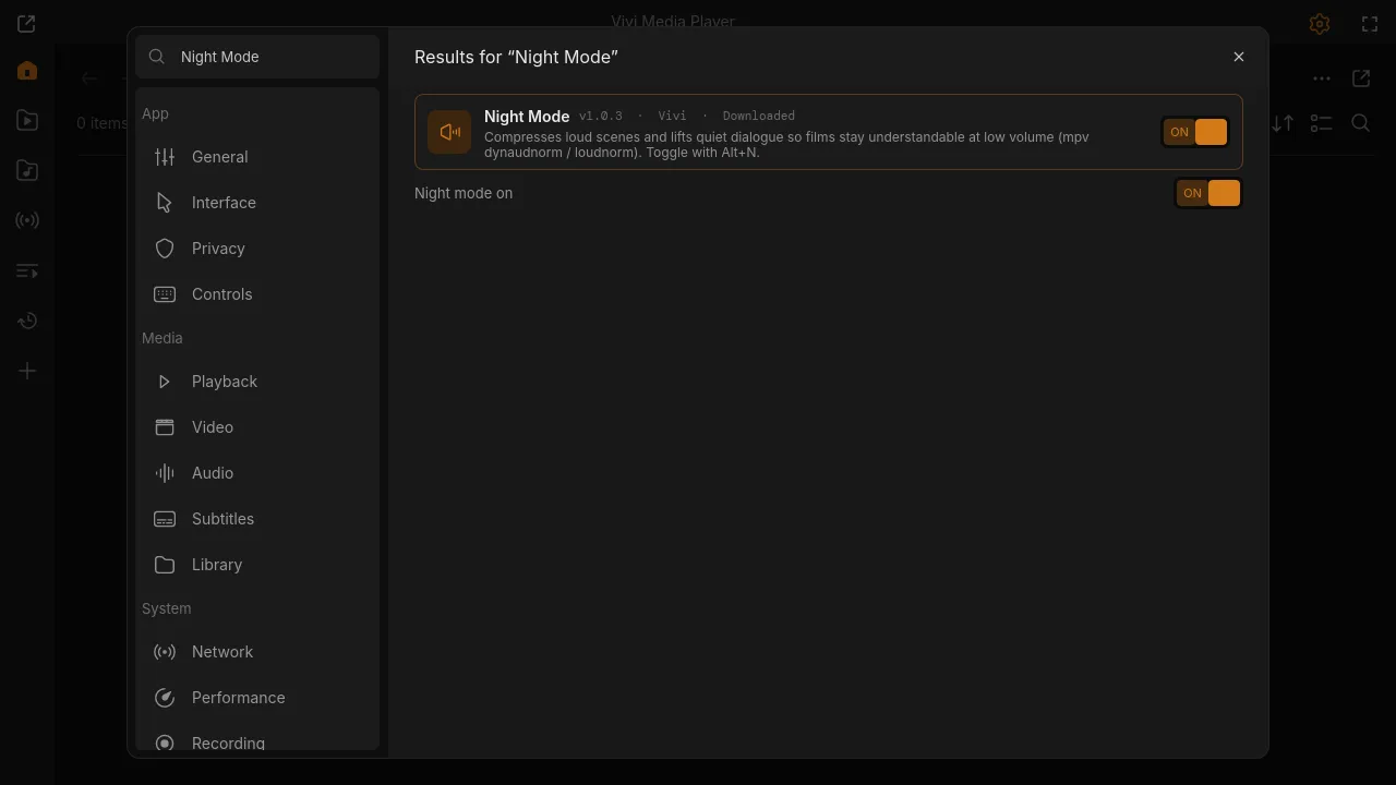 Night Mode screenshot