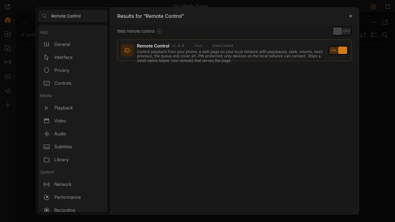 Remote Control screenshot